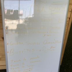 Taqueria la Bonanza - Their menu