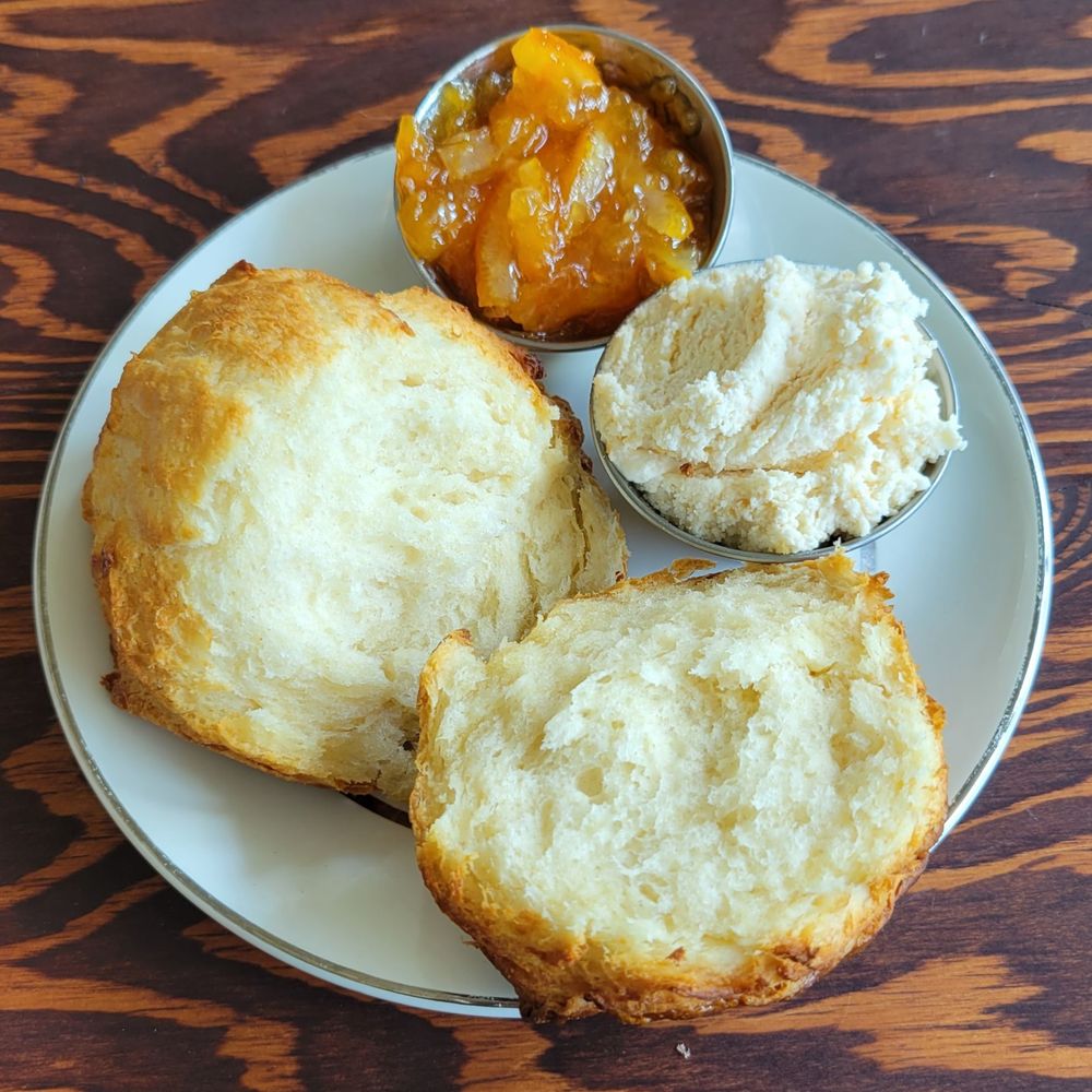 Wilde's - SCONE with clotted cream and satsuma marmalade - Diners Near Me - Los Angeles, California Wilde's - SCONE with clotted cream and satsuma marmalade - Diners Near Me - Los Angeles, California