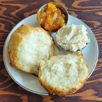 Wilde's - SCONE with clotted cream and satsuma marmalade - Diners Near Me - Los Angeles, California