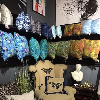 Dizzy Rock - Throw pillows galore - Furniture Reupholstery Near Me - Delray Beach, Florida