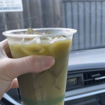 Hasta Muerte Coffee - Sparkling water mixed with matcha powder - Coffee & Tea Near Me - Oakland, California Hasta Muerte Coffee - Sparkling water mixed with matcha powder - Coffee & Tea Near Me - Oakland, California