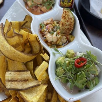 Palmilla Cocina Y Tequila - Trio ceviche - Mexican Near Me - Hermosa Beach, California Palmilla Cocina Y Tequila - Trio ceviche - Mexican Near Me - Hermosa Beach, California