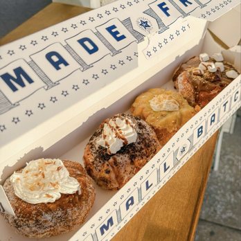 Parlor Doughnuts - Coconut filled, cookies and cream, lemon curd, and smores - Coffee & Tea Near Me - Huntington Beach, California