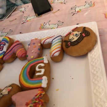 Donut House - decorated cookies on a plate - Donuts Near Me - Fort Worth, Texas Donut House - decorated cookies on a plate - Donuts Near Me - Fort Worth, Texas