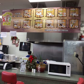 Dulce Taqueria - Menu and counter for ordering - Mexican Near Me - Coppell, Texas