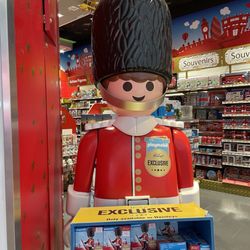Hamleys - This English soldier greets you at the door