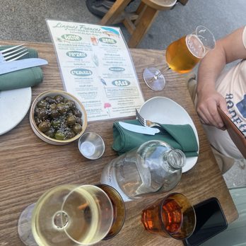 Lingua Franca - Outside. Happy Hour Menu. - Burgers Near Me - Los Angeles, California