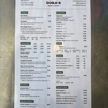 Dora's Bakery & Bistro - Gluten-Free Near Me - Coral Gables, Florida Dora's Bakery & Bistro - Gluten-Free Near Me - Coral Gables, Florida