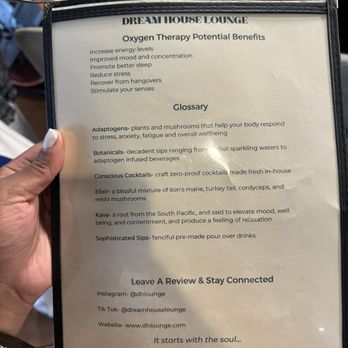 Dream House Lounge - Menu - Lounges Near Me - New Orleans, Louisiana Dream House Lounge - Menu - Lounges Near Me - New Orleans, Louisiana