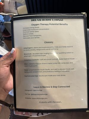 Menu photo 2 Dream House Lounge New Orleans, LA Menu photo 2 Dream House Lounge New Orleans, LA