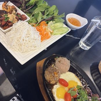 Lua kitchen - Bo Ne Dac Biet and Bun Cha Ha Noi/Ha Noi Style Grilled pork and meatloaf - Seafood Near Me - Garland, Texas Lua kitchen - Bo Ne Dac Biet and Bun Cha Ha Noi/Ha Noi Style Grilled pork and meatloaf - Seafood Near Me - Garland, Texas