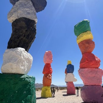 Seven Magic Mountains - Rocks - Public Art Near Me - Las Vegas, Nevada Seven Magic Mountains - Rocks - Public Art Near Me - Las Vegas, Nevada