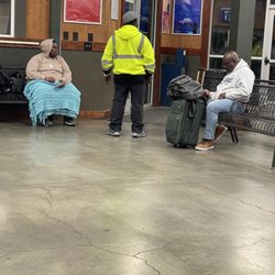 Greyhound Bus Lines - That's the suspect who tried to get a free soda. The worker and Greyhounds finest.