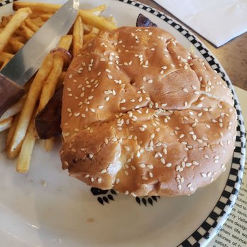 Black Bear Diner Goodyear - their signature big bob burger... smashed... hold the veggies - American Near Me - Goodyear, Arizona