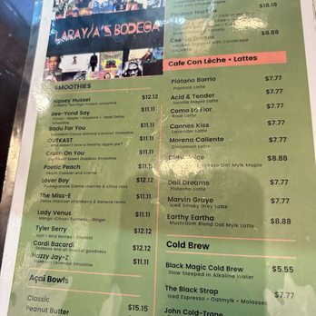 LaRayia’s Bodega - Menu - Vegan Near Me - Atlanta, Georgia LaRayia’s Bodega - Menu - Vegan Near Me - Atlanta, Georgia