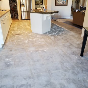 Dust Free Tile Removal - a kitchen and living room - Flooring Near Me - Fresno, California Dust Free Tile Removal - a kitchen and living room - Flooring Near Me - Fresno, California