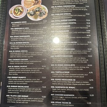El Rosal - Menu - Mexican Near Me - Barnesville, Georgia El Rosal - Menu - Mexican Near Me - Barnesville, Georgia