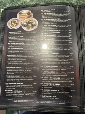 Menu photo 3 El Rosal Barnesville, GA Menu photo 3 El Rosal Barnesville, GA