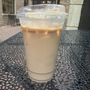 Hero Coffee and Bagel Bar - Iced double espresso for my added protein drink - Coffee & Tea Near Me - Chicago, Illinois
