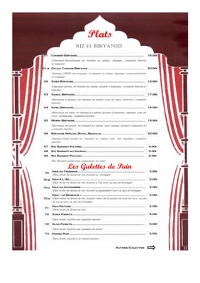 Menu photo 4 Le Bengale Nancy, 54 Menu photo 4 Le Bengale Nancy, 54