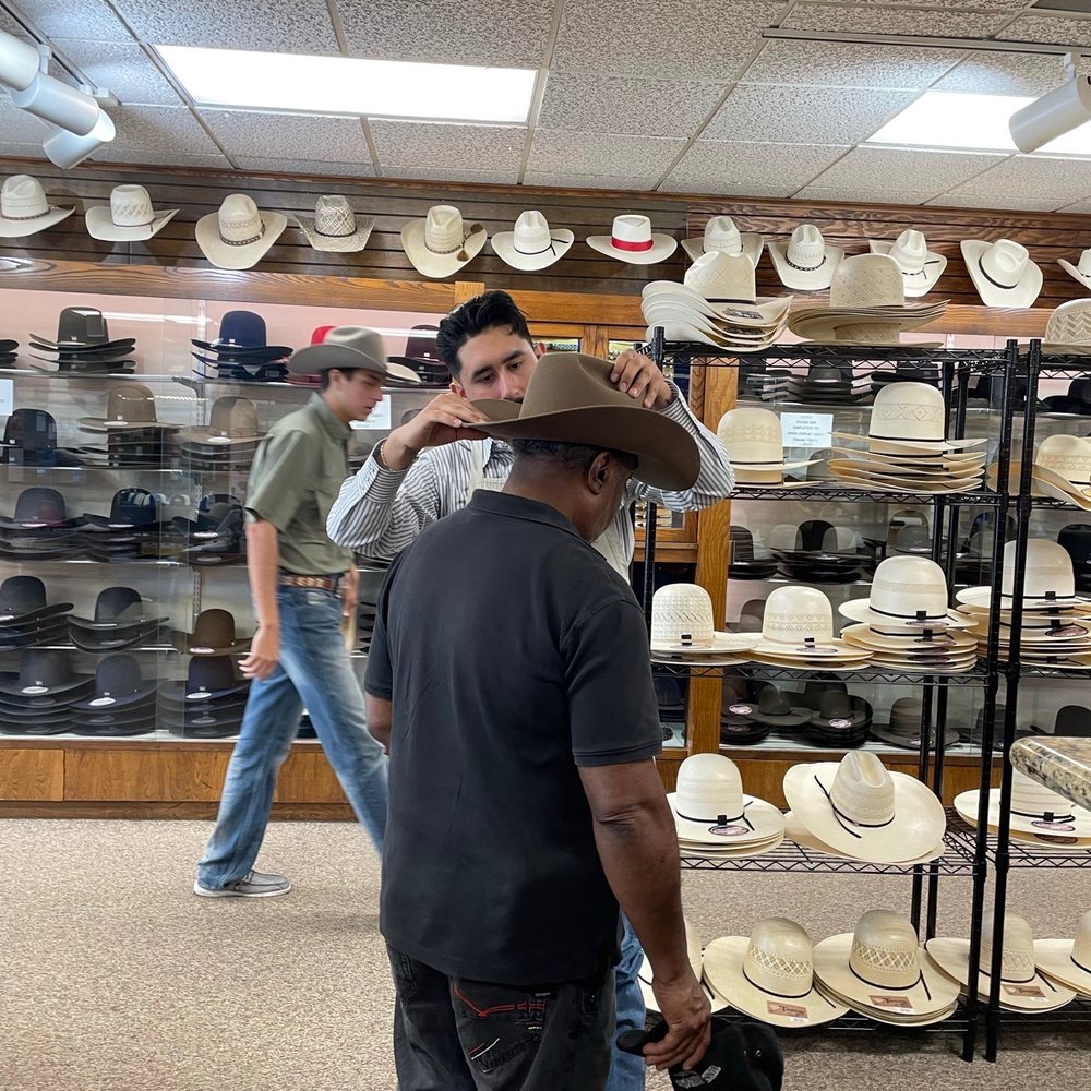 Fitting my dads final formed and shaped hat. The color is Tan Belly I believe. Fitting my dads final formed and shaped hat. The color is Tan Belly I believe.