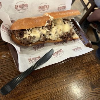 Oh Brother Philly - Special French Onion Cheese Steak Sandwich - Cheesesteaks Near Me - Philadelphia, Pennsylvania Oh Brother Philly - Special French Onion Cheese Steak Sandwich - Cheesesteaks Near Me - Philadelphia, Pennsylvania