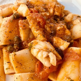 Serafina - Paccheri con Coda di Rospo - Italian Near Me - San Francisco, California Serafina - Paccheri con Coda di Rospo - Italian Near Me - San Francisco, California