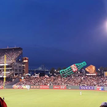 Oracle Park - Beautiful Bay Bridge in the distance - Stadiums & Arenas Near Me - San Francisco, California