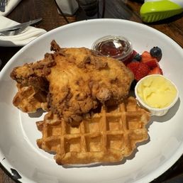 Chicken and waffles