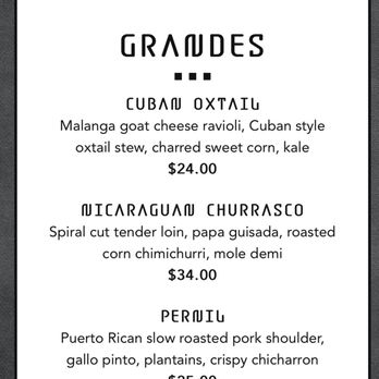 Amaru - Online menu for main dishes - Latin American Near Me - Chicago, Illinois