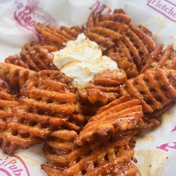 University Roadhouse - Hot Honey Sweet potato fries with whipped goat cheese - American Near Me - Kalamazoo, Michigan