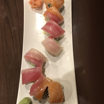 Mamasan Sushi - Rainbow roll - Japanese Near Me - Houston, Texas Mamasan Sushi - Rainbow roll - Japanese Near Me - Houston, Texas