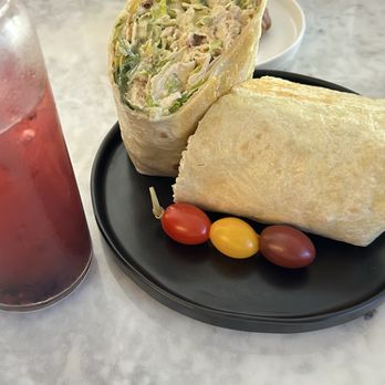 Chokolatte - Berry Hibiscus and Chicken Caesar Wrap - Bakeries Near Me - Jacksonville, Florida