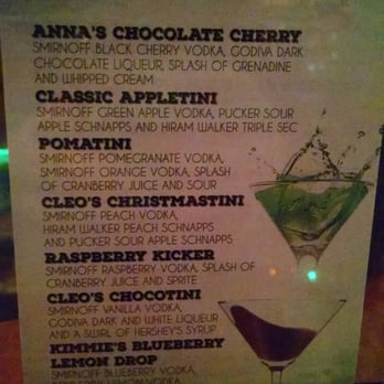 Cleo's Brown Beam Tavern - Martini menu - Cocktail Bars Near Me - Appleton, Wisconsin Cleo's Brown Beam Tavern - Martini menu - Cocktail Bars Near Me - Appleton, Wisconsin