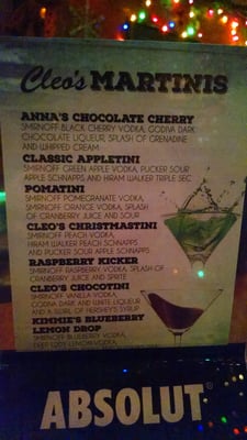 Menu photo 2 Cleo's Brown Beam Tavern Appleton, WI