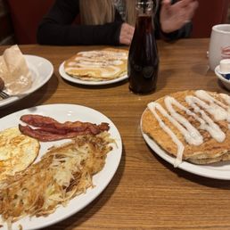 Can't remember which slam but we got the Cinnamon Roll pancakes.