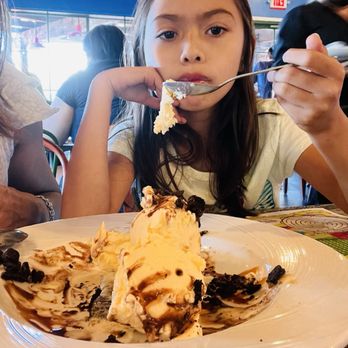 Chevys - Eating her OOEY-GOOEY-CHEWY SUNDAE - Mexican Near Me - Fairfield, California Chevys - Eating her OOEY-GOOEY-CHEWY SUNDAE - Mexican Near Me - Fairfield, California