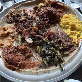 Queen Of Sheba - Taste of Sheba Combination Sampler - Ethiopian Near Me - New York, New York Queen Of Sheba - Taste of Sheba Combination Sampler - Ethiopian Near Me - New York, New York