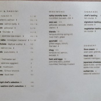 Uchi Dallas - Sushi & Sashimi, Makimono, Omakase, Dessert menu. Sat dinner 2017-11-04 - Japanese Near Me - Dallas, Texas Uchi Dallas - Sushi & Sashimi, Makimono, Omakase, Dessert menu. Sat dinner 2017-11-04 - Japanese Near Me - Dallas, Texas