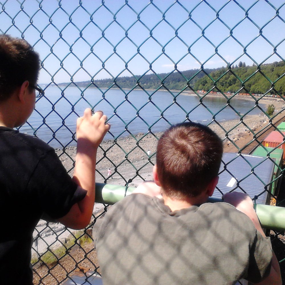 Carkeek Park - Watching the train go under us... - Parks Near Me - Seattle, Washington Carkeek Park - Watching the train go under us... - Parks Near Me - Seattle, Washington