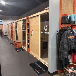 Front and isometric saunas