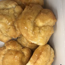 Golden honey butter biscuits. These are the truth.