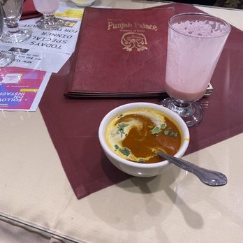 Punjab Palace - Strawberry smoothie and yummy soup - Indian Near Me - Riverside, California Punjab Palace - Strawberry smoothie and yummy soup - Indian Near Me - Riverside, California