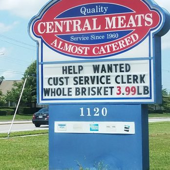 Central Meats - Exterior sign - Meat Shops Near Me - Chesapeake, Virginia