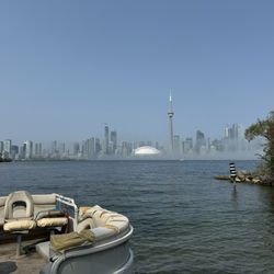 Harbourfront Canoe & Kayak Centre - The pontoon boat that took us to Toronto island