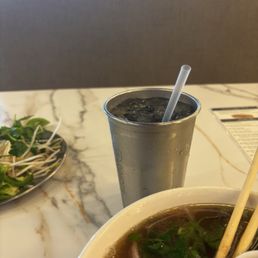 Metal glasses for water.