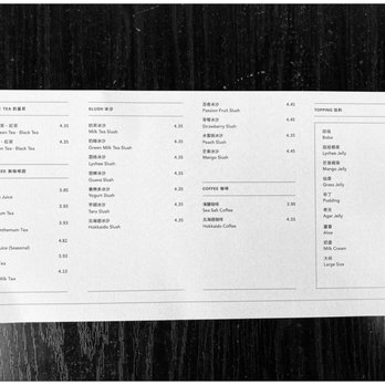 Nest Tea House - Menu - Bubble Tea Near Me - Arcadia, California
