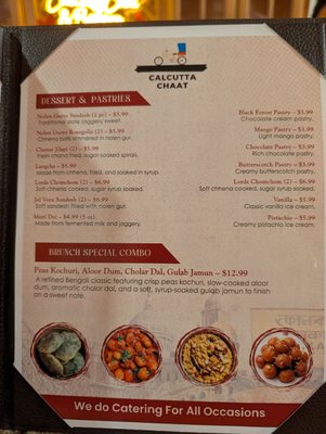 Menu photo 2 Calcutta Chaat and Bakery Fremont, CA Menu photo 2 Calcutta Chaat and Bakery Fremont, CA