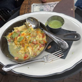Muchacho - Migas, grossly undercooked. - Mexican Near Me - Dallas, Texas Muchacho - Migas, grossly undercooked. - Mexican Near Me - Dallas, Texas