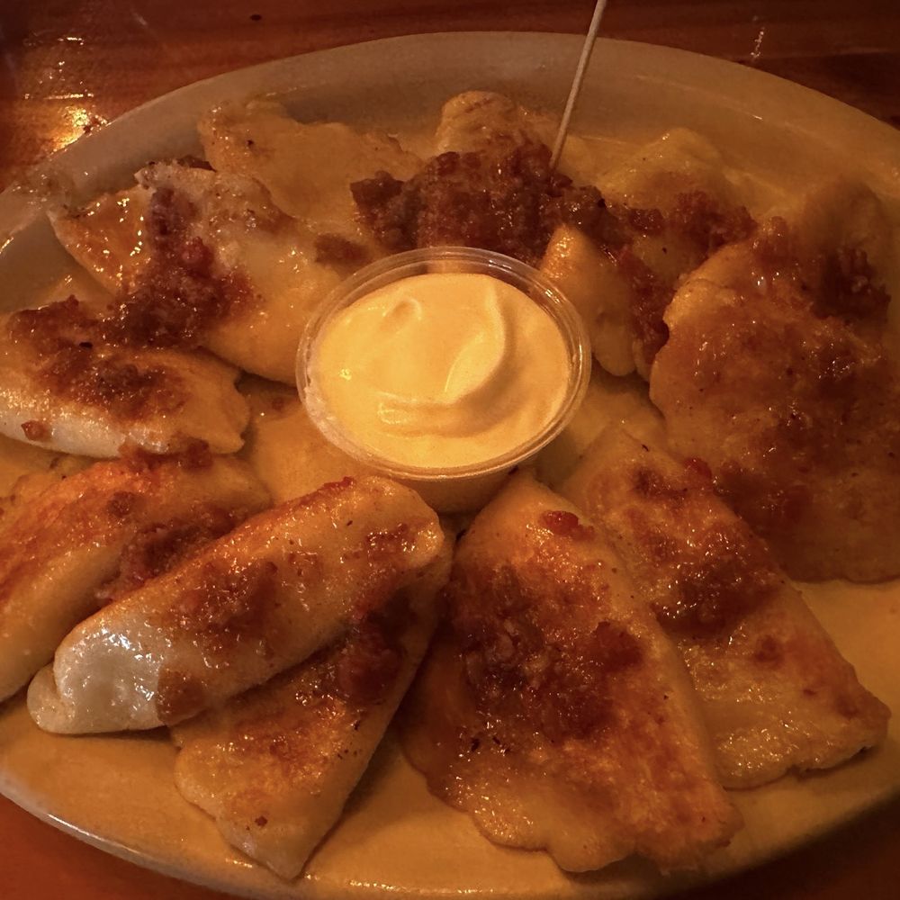 Legs Inn - Pierogi entree - Polish Near Me - Cross Village, Michigan Legs Inn - Pierogi entree - Polish Near Me - Cross Village, Michigan
